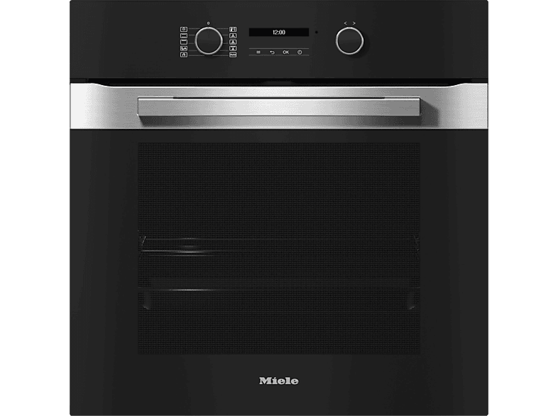 MIELE H 2861 BP Backofen Mit Pyrolyse (76 L, Edelstahl/CleanSteel, 595 ...