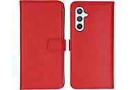 SELENCIA Samsung Galaxy A54 5G, real leather booktype, red