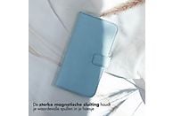 SELENCIA Samsung Galaxy A54 5G, real leather booktype, light blue