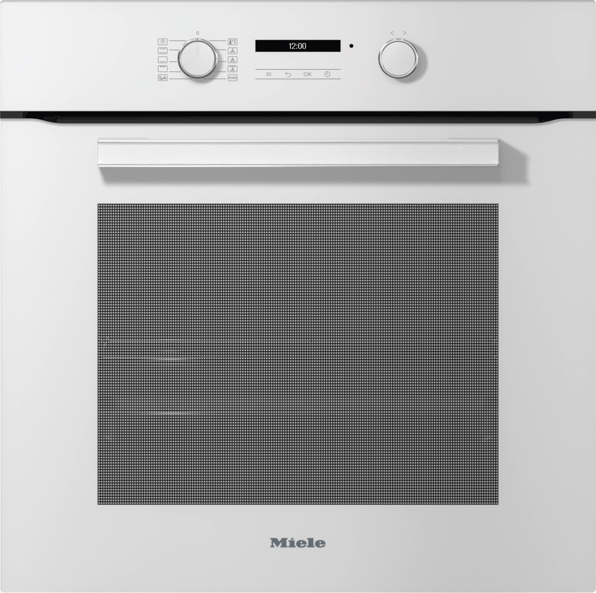 MIELE H 2861 B Backofen (76 l, Brillantweiß, 595 mm breit, A+)