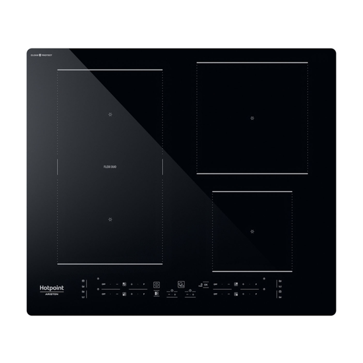 Piano Cottura A Induzione Hotpoint HB 4860C Cpne, 4 zone cottura, 59 cm x 51