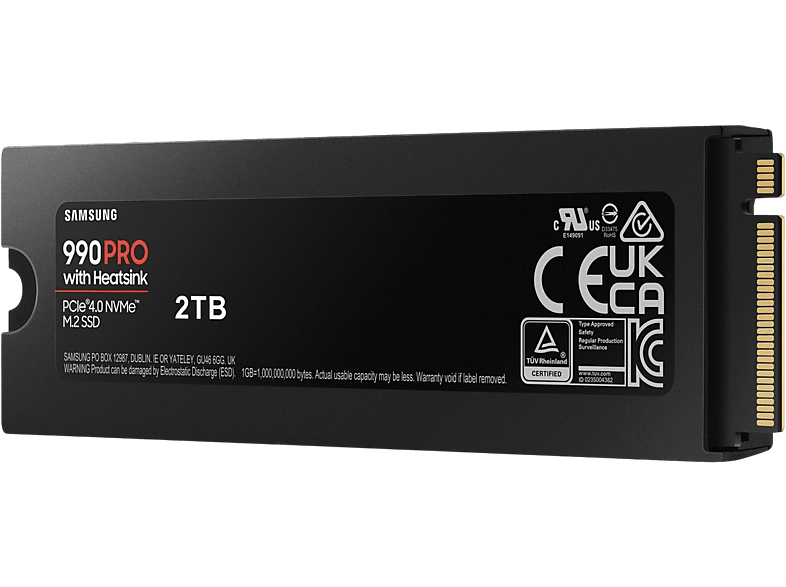 SAMSUNG 990 PRO 2TB Heatsink PCIe 4.0 NVMe™ M.2 SSD kopen