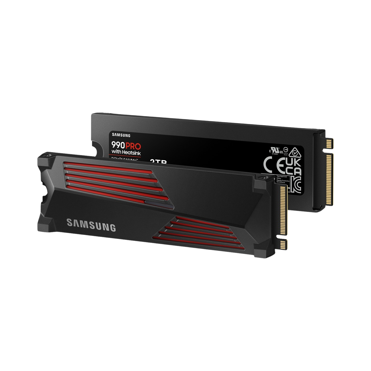 内蔵型SSD Samsung 990 PRO with Heatsink 2TB SAMSUNG 990 PRO 2TB Heatsink PCIe 4.0 NVMe™ M.2 SSD kopen