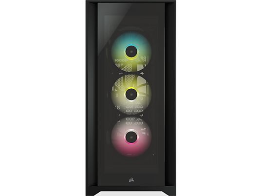 CORSAIR iCUE Midi Tower 5000X RGB TG - Boîtier PC (noir)