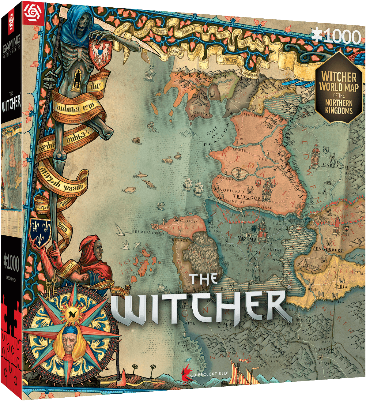 Gaming Puzzle Series: The Witcher 3 - Northern Kingdoms 1000 db-os puzzle