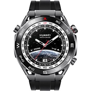 HUAWEI WATCH Ultimate - Expedition Black Edition - Smartwatch (140 - 210 mm, HNBR (Hydriertes Nitril Gummi), Entdeckerschwarz)