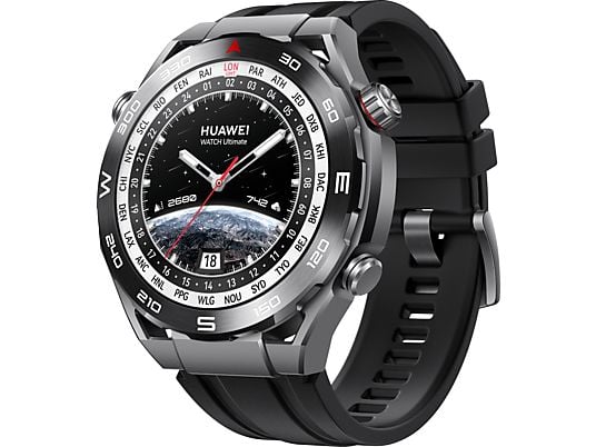 HUAWEI WATCH Ultimate - Expedition Black Edition - Smartwatch (140 - 210 mm, HNBR (Hydriertes Nitril Gummi), Entdeckerschwarz)