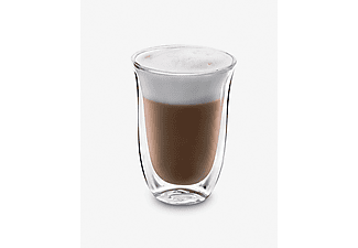 DELONGHI Thermoglas 2erSet DLSC312 Latte Macchiato Gläser Transparent