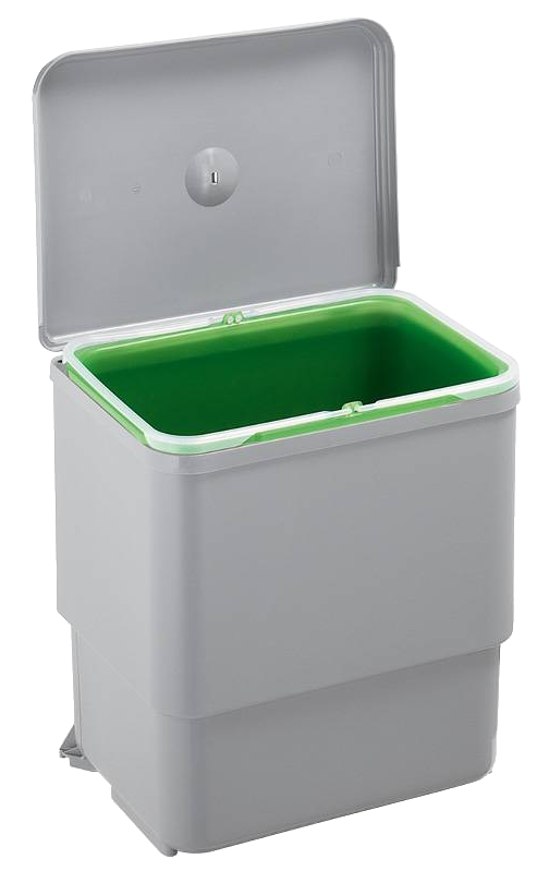 EKOTECH SESAMO 45 KUKA 1X16 L,Szekrénybe szerelhető szemetesvödör fedélnyítással, mosogatógépben is mosható