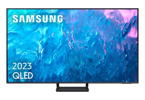 TV QLED 55  Samsung TQ55Q70CATXXC, UHD 4K, Smart TV, Motion Xcelerator  Turbo+, Quantum HDR, Diseño Airslim, DVB-T2 (H.265), Titan Gray