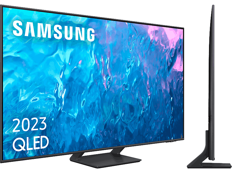 TV QLED 55  Samsung TQ55Q64CAUXXC, UHD 4K, Quantum Processor Lite 4K, Smart  TV, DVB-T2 (H.265), Negro