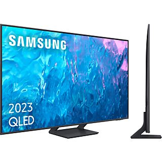 TV QLED 65" - Samsung TQ65Q70CATXXC, UHD 4K,  Smart TV, Motion Xcelerator Turbo+, Quantum HDR, Diseño Airslim, DVB-T2 (H.265), Titan Gray