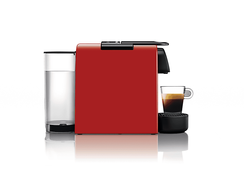 DELONGHI Nespresso Essenza Mini EN85.R, stylisches, kompaktes Design, schnelle Aufheizzeit, einfache Bedienung, Kapselmaschine Rot
