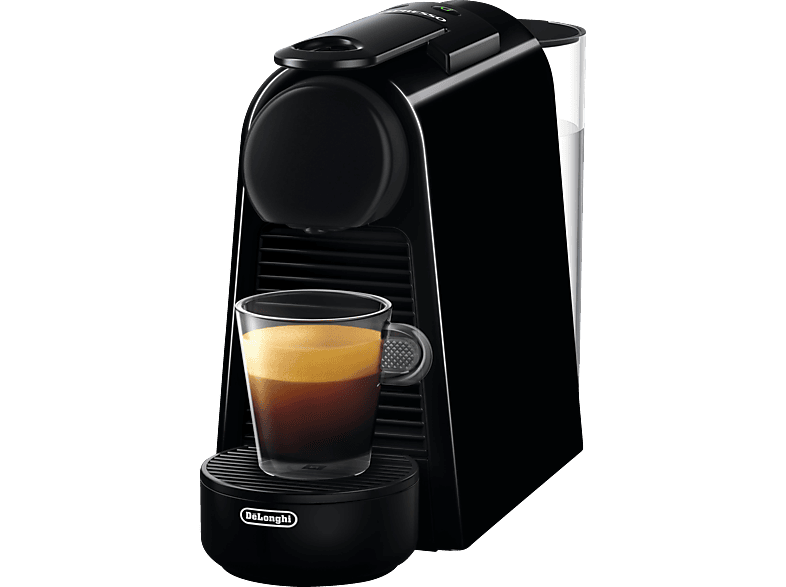 DELONGHI Nespresso Essenza Mini EN85.B, stylisches, kompaktes Design, schnelle Aufheizzeit, einfache Bedienung, Kapselmaschine Schwarz