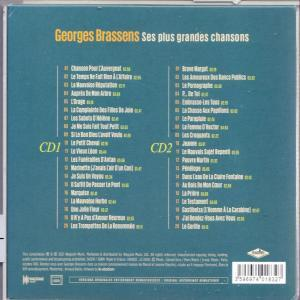 Georges Brassens - Ses plus grandes Chansons  - (CD)