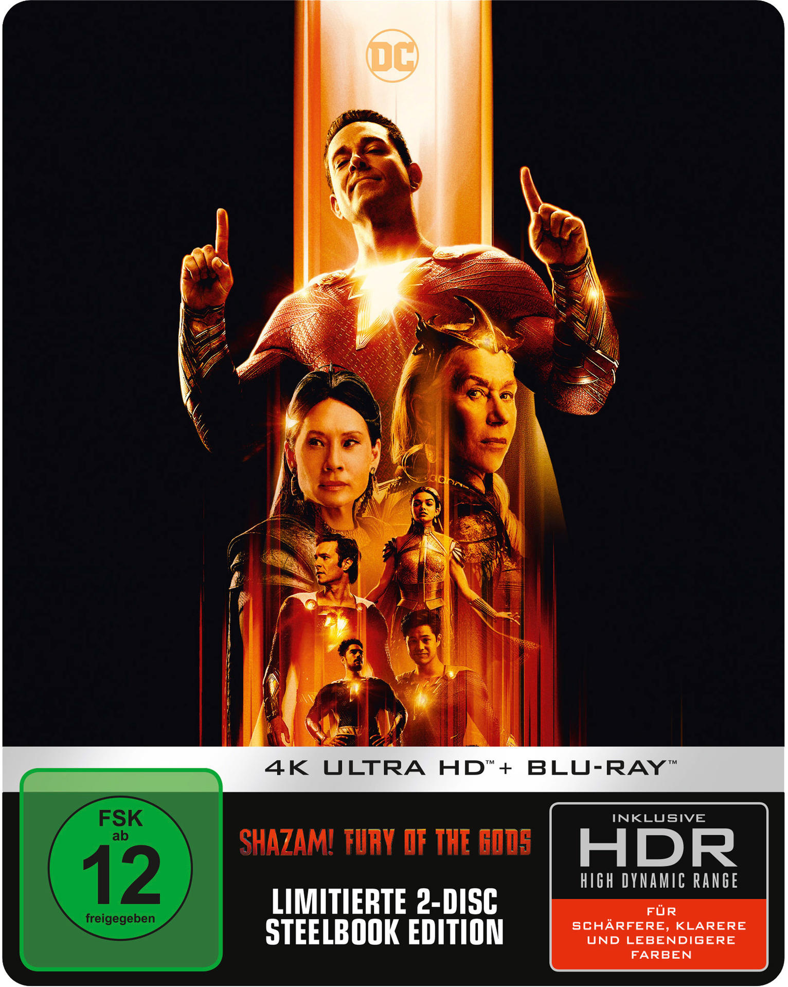 Shazam! Fury of the Gods [4K Ultra HD Blu-ray + Blu-ray]