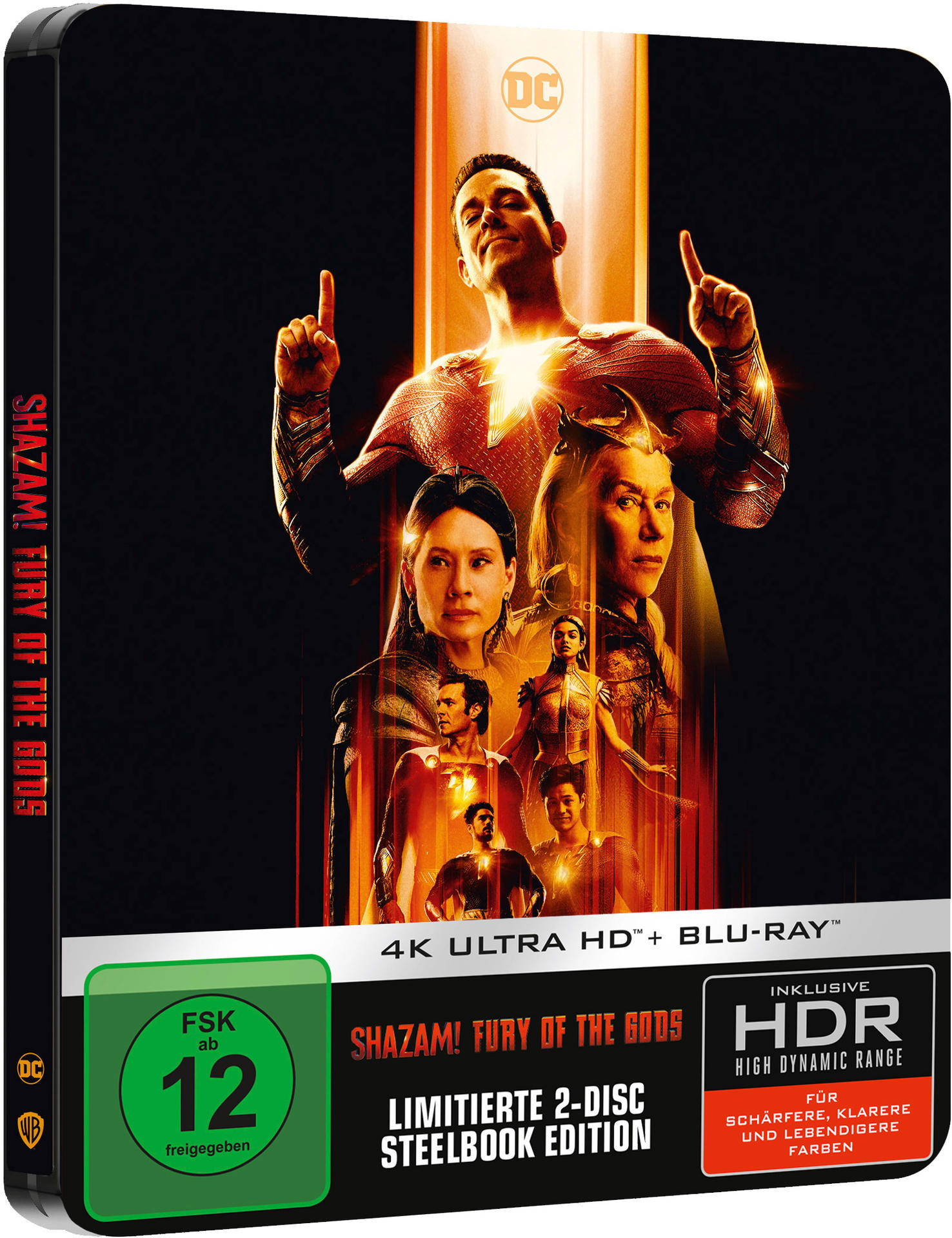 Shazam! Fury of the Gods [4K Ultra HD Blu-ray + Blu-ray]