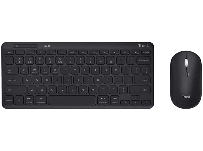 Kit tastiera e mouse TRUST LYRA WL KEYB & MOUSE IT wireless