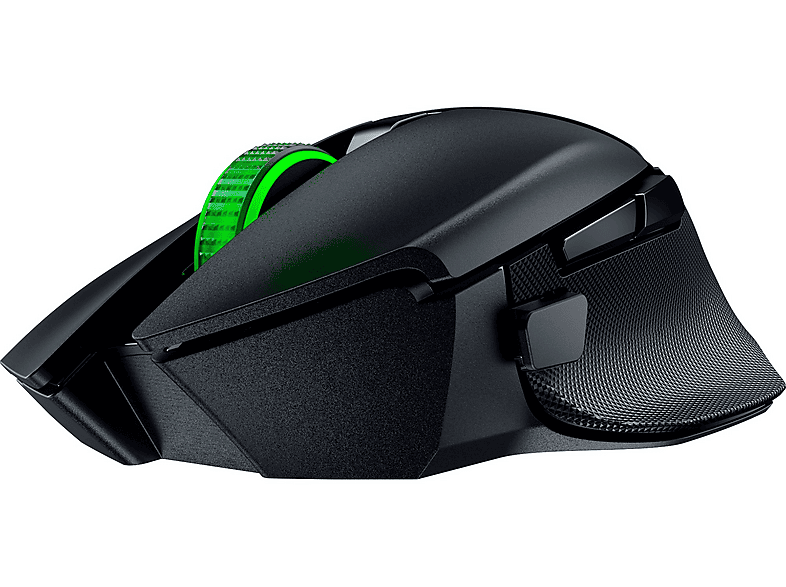 Razer Basilisk V3 X HyperSpeed Gaming Maus, Bluetooth/USB, 7-Tasten, 450IPS, 40G, 18000 DPI, Schwarz — Foto 2 von 5