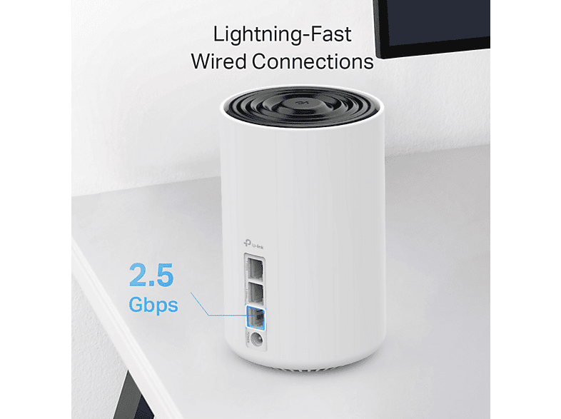 TP-LINK Deco XE75 Pro | AXE5400 Tri-Band Smart Mesh Wi-Fi 6E + 2.5