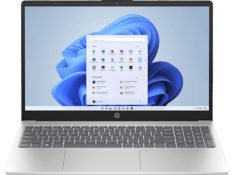 HP 15fc0376ng, Notebook mit 15,6 Zoll Display, AMD Ryzen™ 7 Prozessor, 16 GB RAM, 512 GB SSD