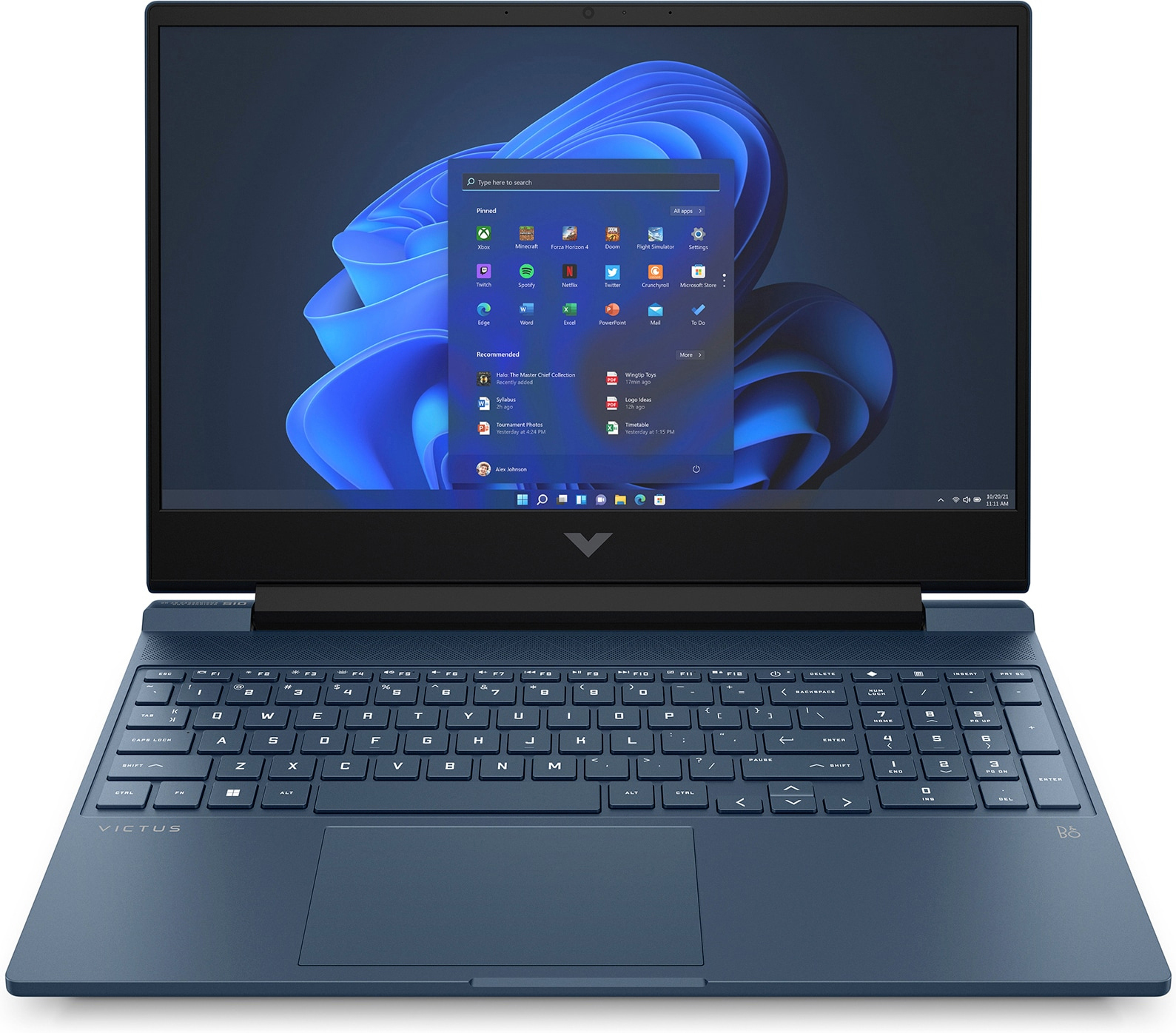 HP Victus 15-fa0002ng - 15,6 Zoll - Intel® Core™ i5 i5-12450H - 16 GB - 512 GB - NVIDIA GeForce RTX™ 3050 - Windows 11 Home