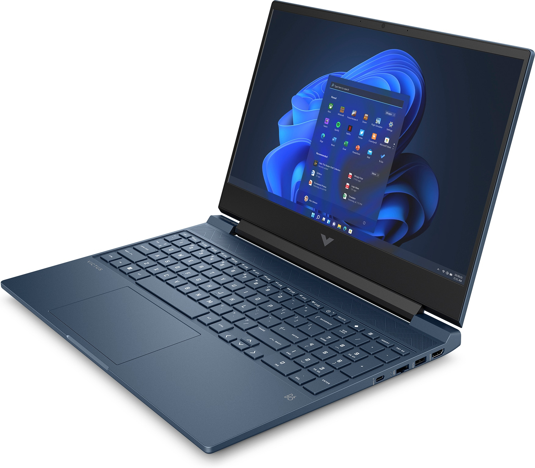 HP Victus 15-fa0002ng - 15,6 Zoll - Intel® Core™ i5 i5-12450H - 16 GB - 512 GB - NVIDIA GeForce RTX™ 3050 - Windows 11 Home