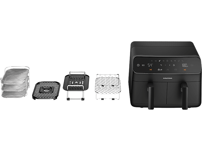 GRUNDIG FR 7284 AirFit Twin 8.5 l Çiftli Airfryer_7