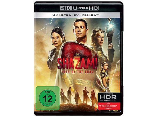 Shazam! Fury of the Gods [4K Ultra HD Blu-ray + Blu-ray]