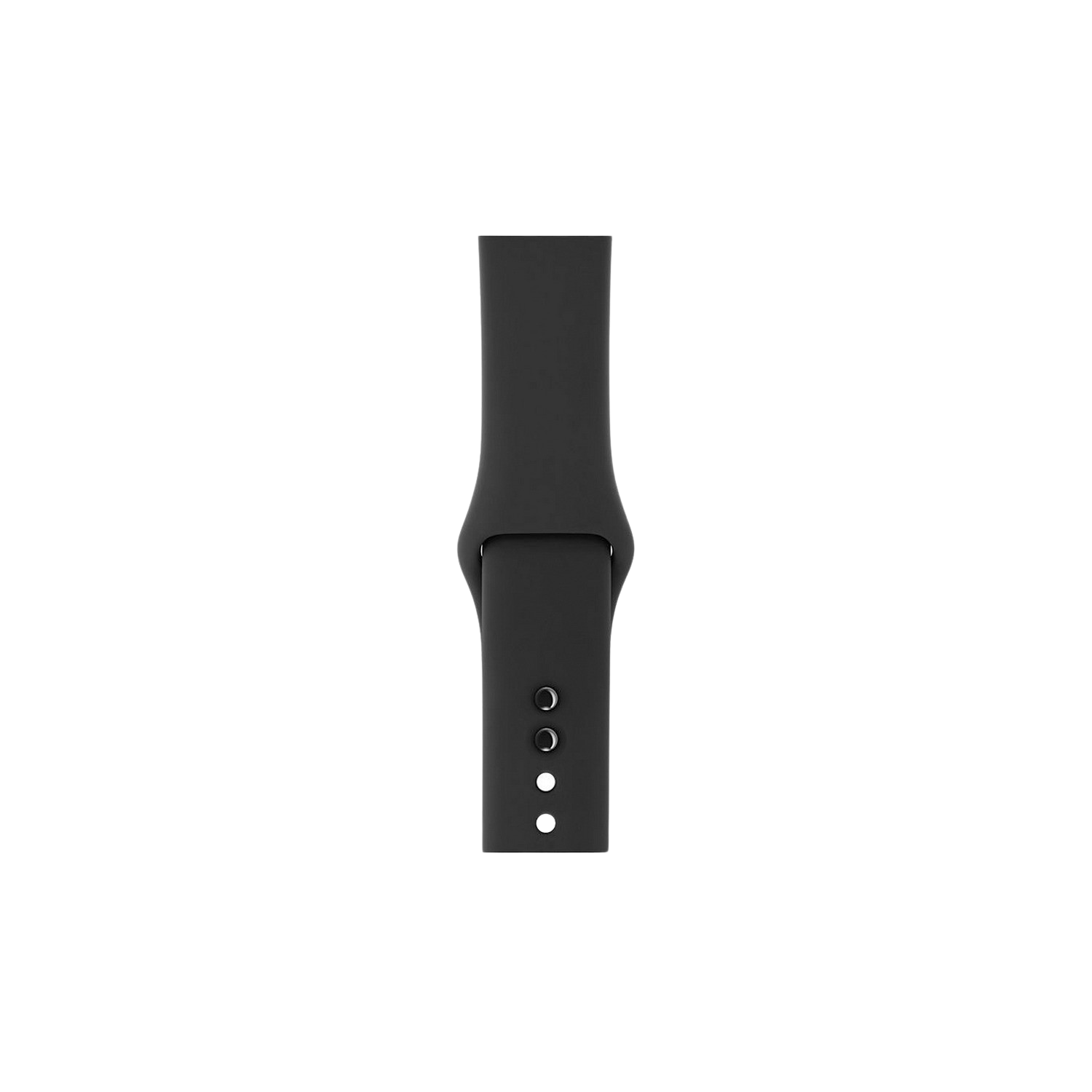 RENEWD Refurbished Apple Watch Series 5 44mm Spacegrijs Aluminium/Zwarte Sportband
