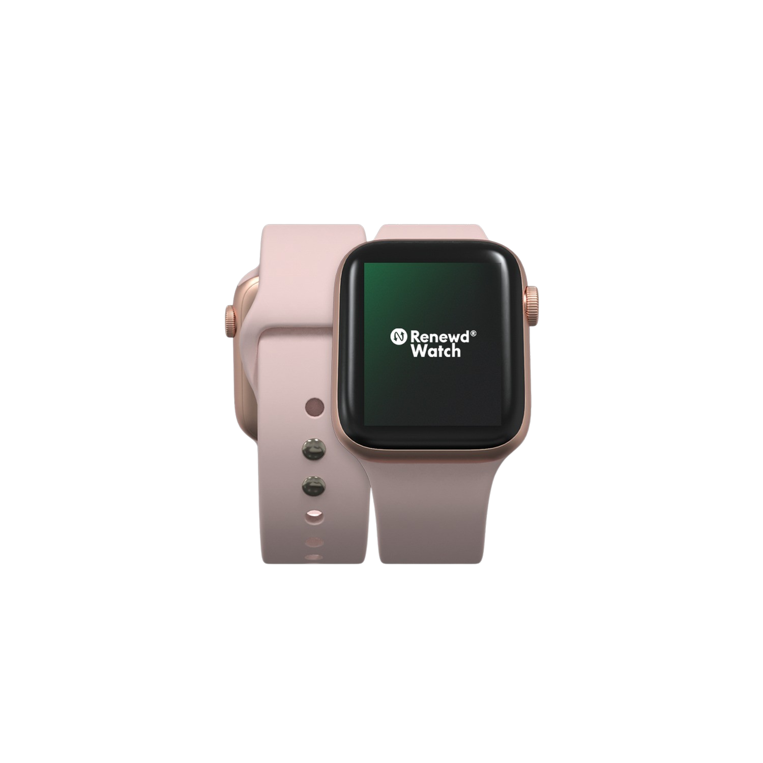 Renewd Refurbished Apple Watch Series 6 40mm Goud Aluminium/roze Sportband