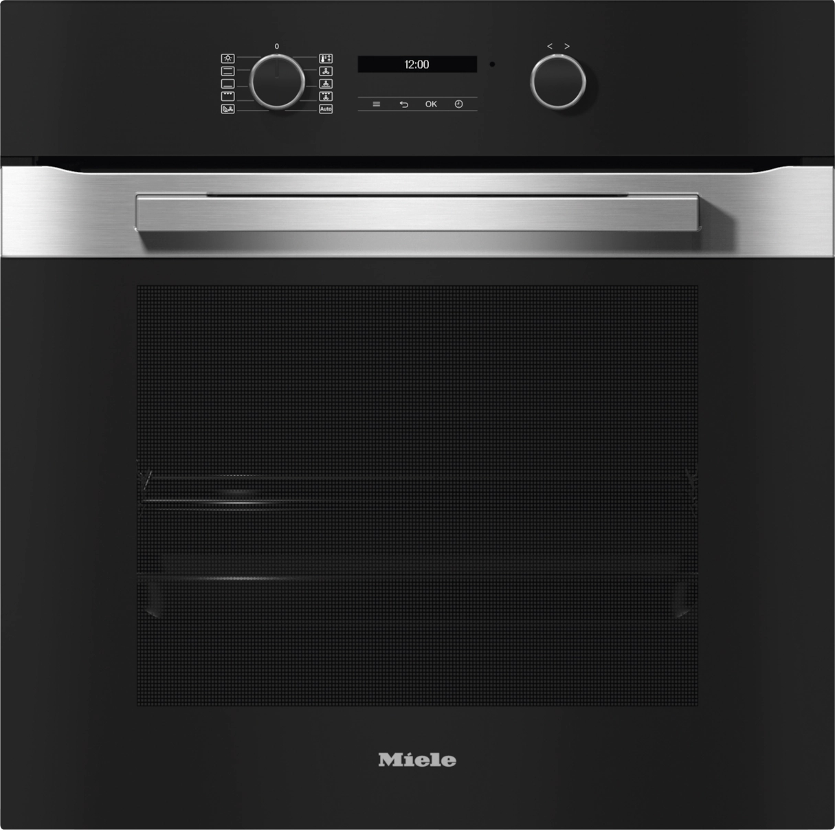 MIELE H 2851 B Backofen (76 L, Edelstahl/CleanSteel, 595 Mm Breit, A+ ...