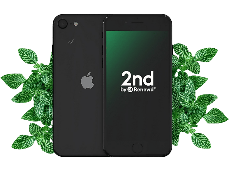 Renewd Iphone Se - 64 Gb Zwart (2nd By Renewd)