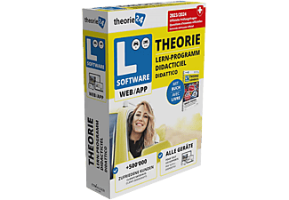 «theorie24» Web/App incl. libro di teoria per l’esame di teoria cat. B, A, A1 2023/24 - PC/MAC - Tedesco, Francese