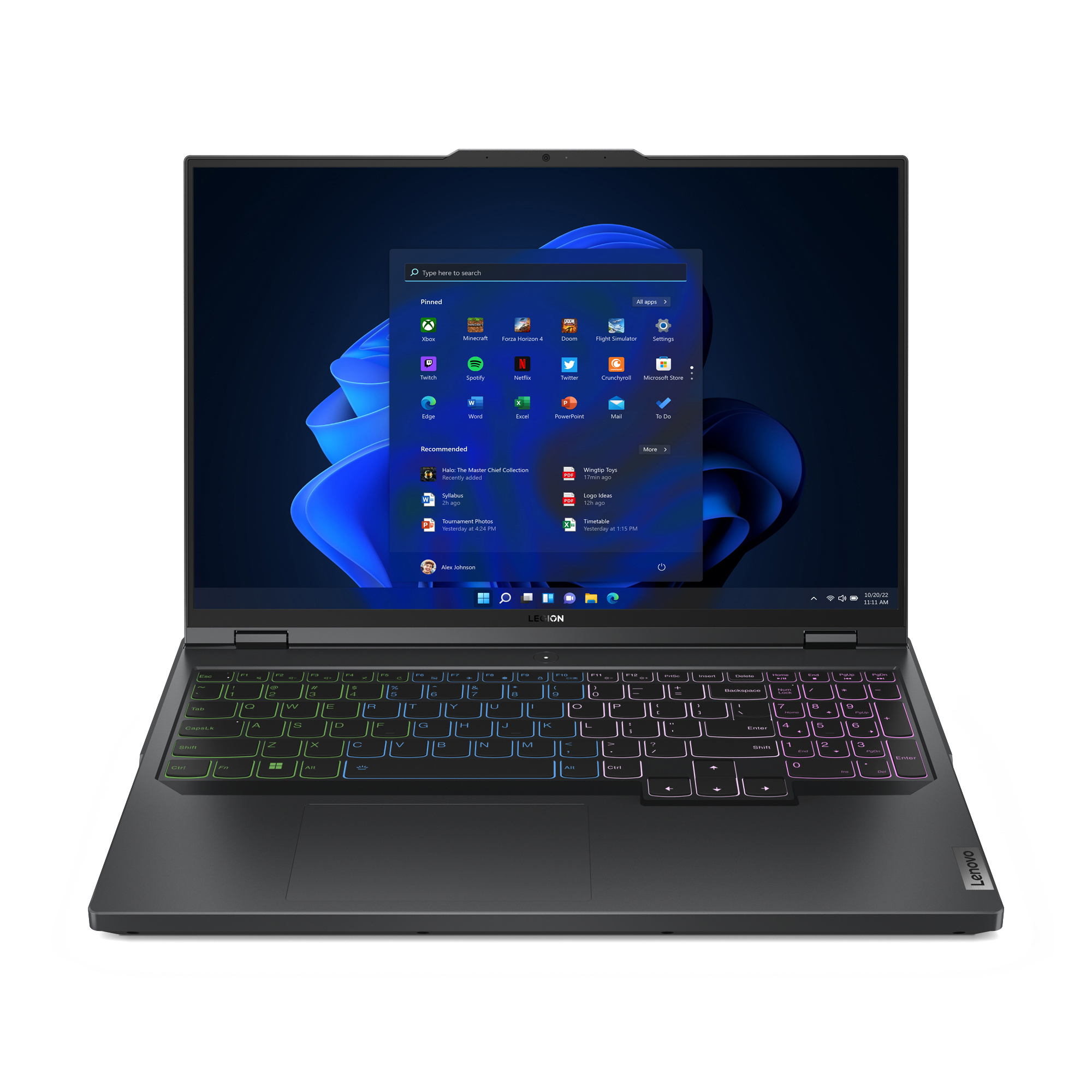 32 Bit) Prozessor, Legion Intel® Onyx LENOVO 16 1 Core™ Gaming 11 RAM, i7 Pro NVIDIA, mit Display, 5i, 4070, GB Zoll Home Grey GeForce TB Notebook, RTX™ Windows (64 SSD,