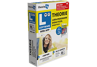 «theorie24» Web/App incl. libro di teoria per l’esame di teoria cat. B, A, A1 2023/24 - PC/MAC - Italiano, Inglese