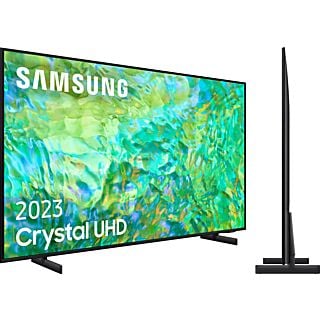 TV LED 43" - Samsung TU43CU8000KXXC, Diseño AirSlim, Crystal UHD 4K, Samsung Gaming Hub, Smart TV powered by Tizen, Negro