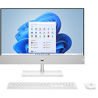 HP All-in-One PC Pavilion 24-ca2900ng, Intel i5-13400T, 16GB RAM, 512GB SSD, 23.8 Zoll Full-HD, Win11 Home, SnowflakeWhite
