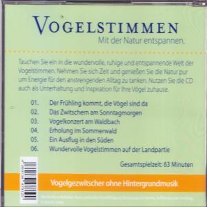 Diverse Voegelchen - Vogelstimmen - Mit Der Natur Entspannen  - (CD)
