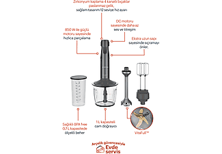 GRUNDIG HBS 7285 CDX Delisia Novus Blender Seti_4