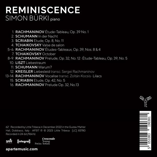 Simon Burki - Reminiscence  - (CD)