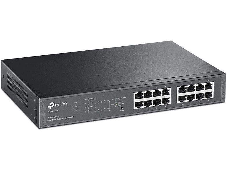 TP-LINK TL-SG1016PE 16-Port-Gigabit-Easy-Smart-PoE Switch