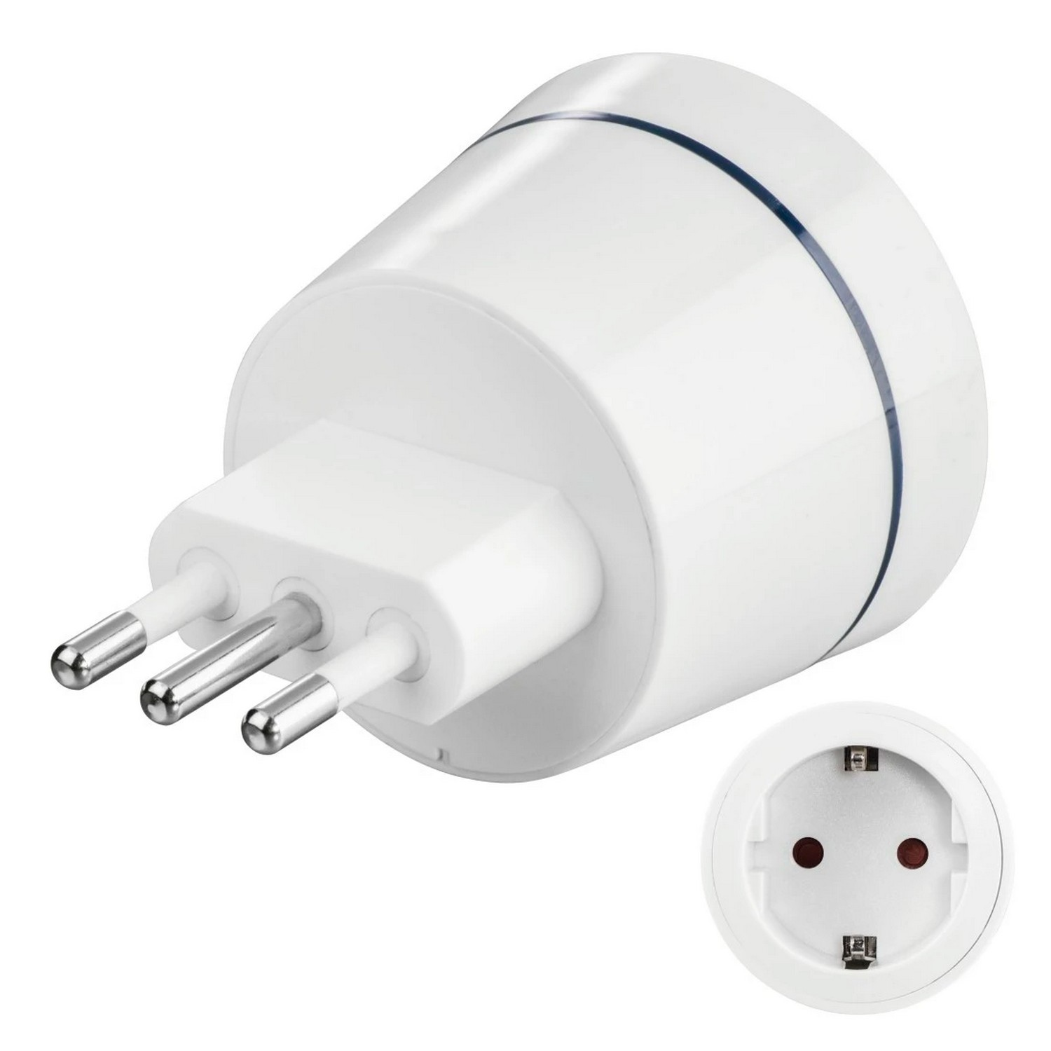 HAMA Adaptateur de voyage Type L Italie (00223435)