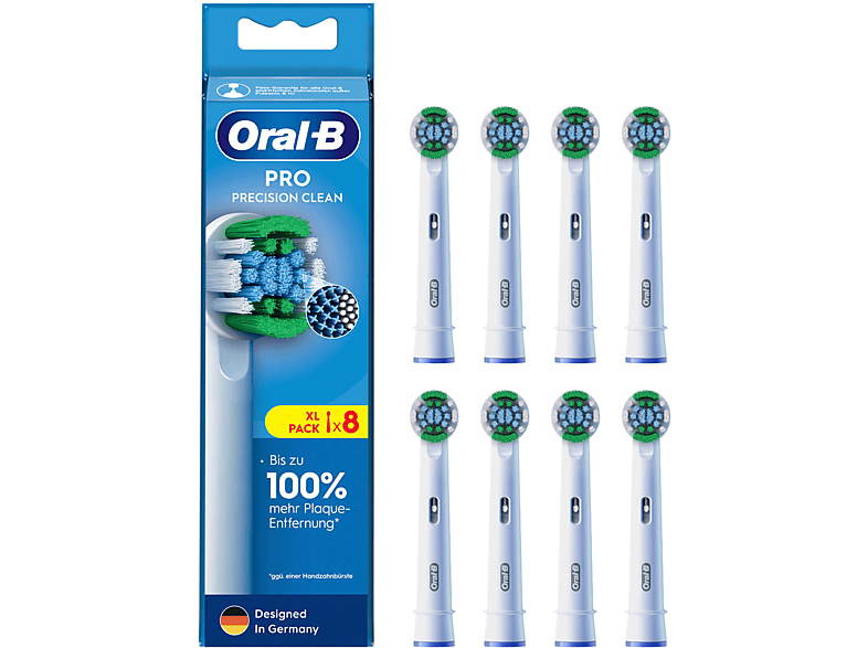 Oral-B Aufsteckbürsten Pro Precision Clean 8er Aufsteckbürsten
