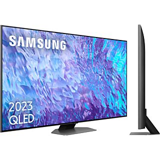 TV QLED 85" - Samsung TQ85Q80CATXXC, UHD 4K, Smart TV, Inteligencia Artificial, Quantum Dot,  Gaming Hub, DVB-T2 (H.265), Carbon Silver