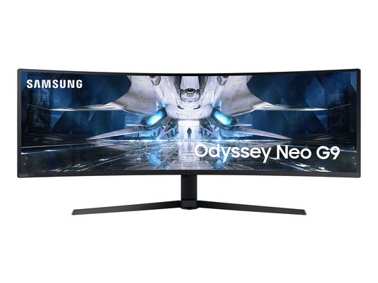 SAMSUNG Odyssey Neo G9 LS49AG950NP - Monitor da gaming, 49 ", DQHD, 240 Hz, Bianco/Nero