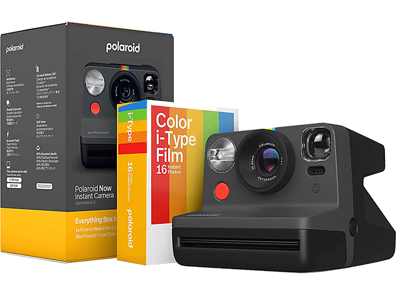 Polaroid Instant Camera Now 2 Everything Box Zwart
