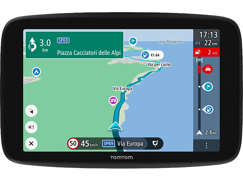 GPS Tom Tom GO Camper Max 7", Para autocaravanas, 1.93 h autonomía, 2