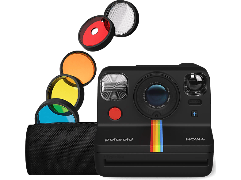 Polaroid Instant Camera Now+ 2 Filter Set Zwart