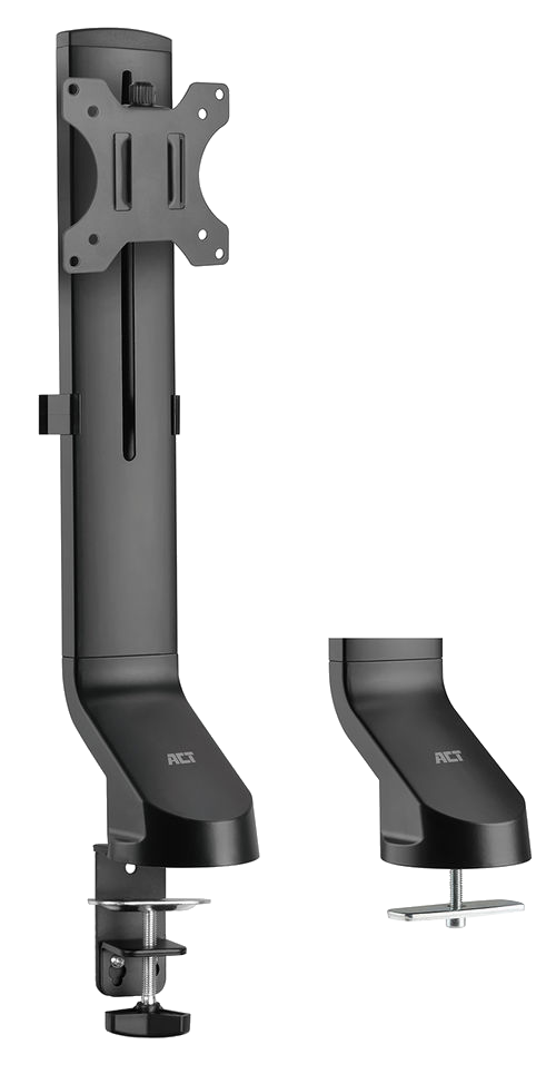 ACT asztali monitor állvány 1 monitorhoz, állítható magasság, max 32", VESA 75x75 vagy 100x100 (AC8321)